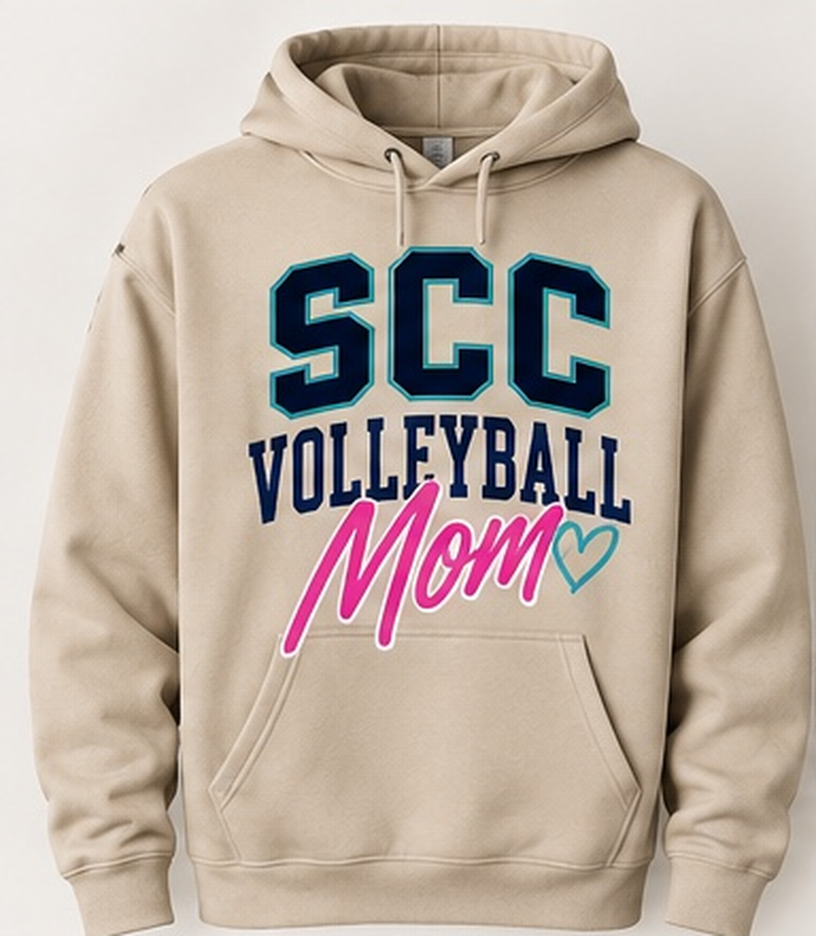 SCC Volleyball Mom Sand Hoodie