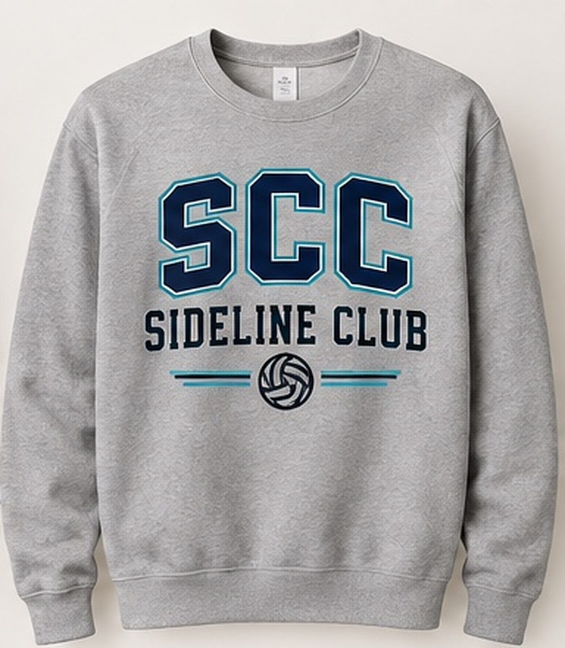 SCC Sideline Club Gray Crewneck
